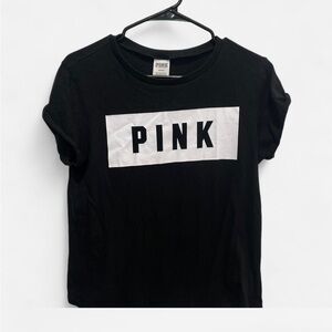 PINK Victoria's Secret Black Tee
